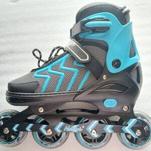 Nattork Inline Roller Blades – Adult EU 40 (US 8) – 8-Wheel – Lightly Used